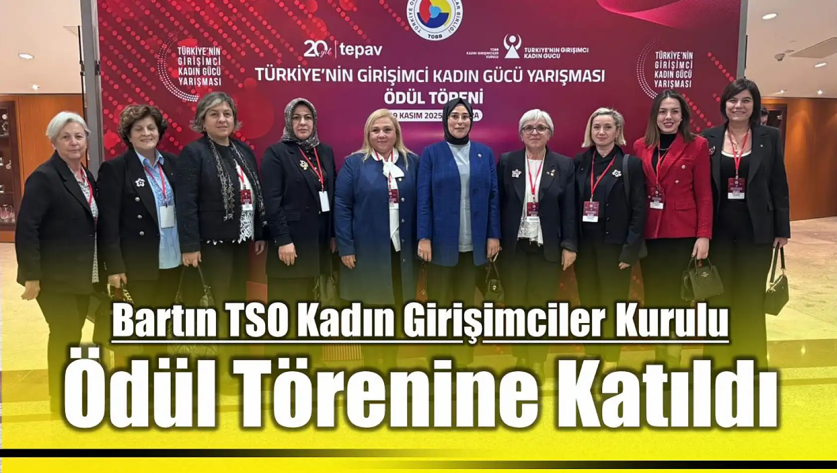 Kadın Girişimciler Ankara'da Ödül Törenine katıldı
