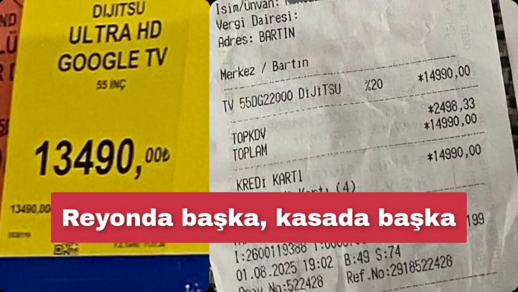 Kasada 1.500 lira farkla satıldı