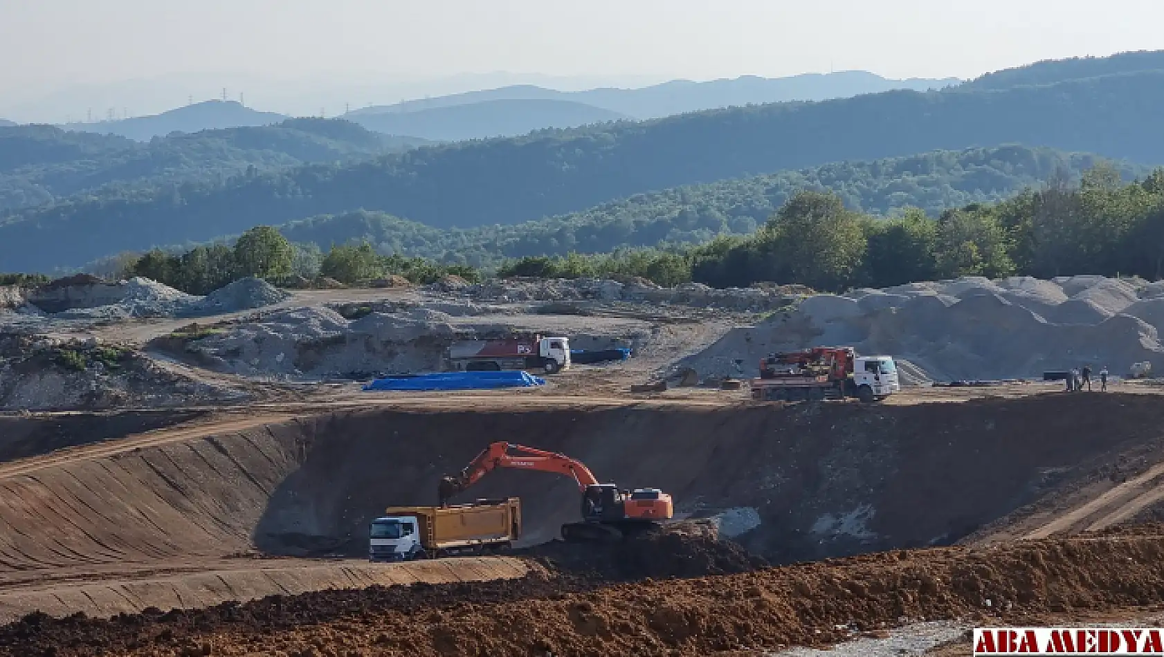 Katı atık bertaraf tesisi inşası sürüyor