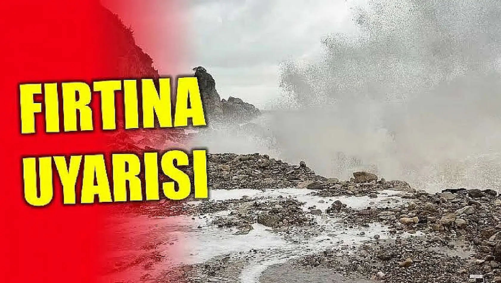 Meteoroloji'den fırtına uyarısı