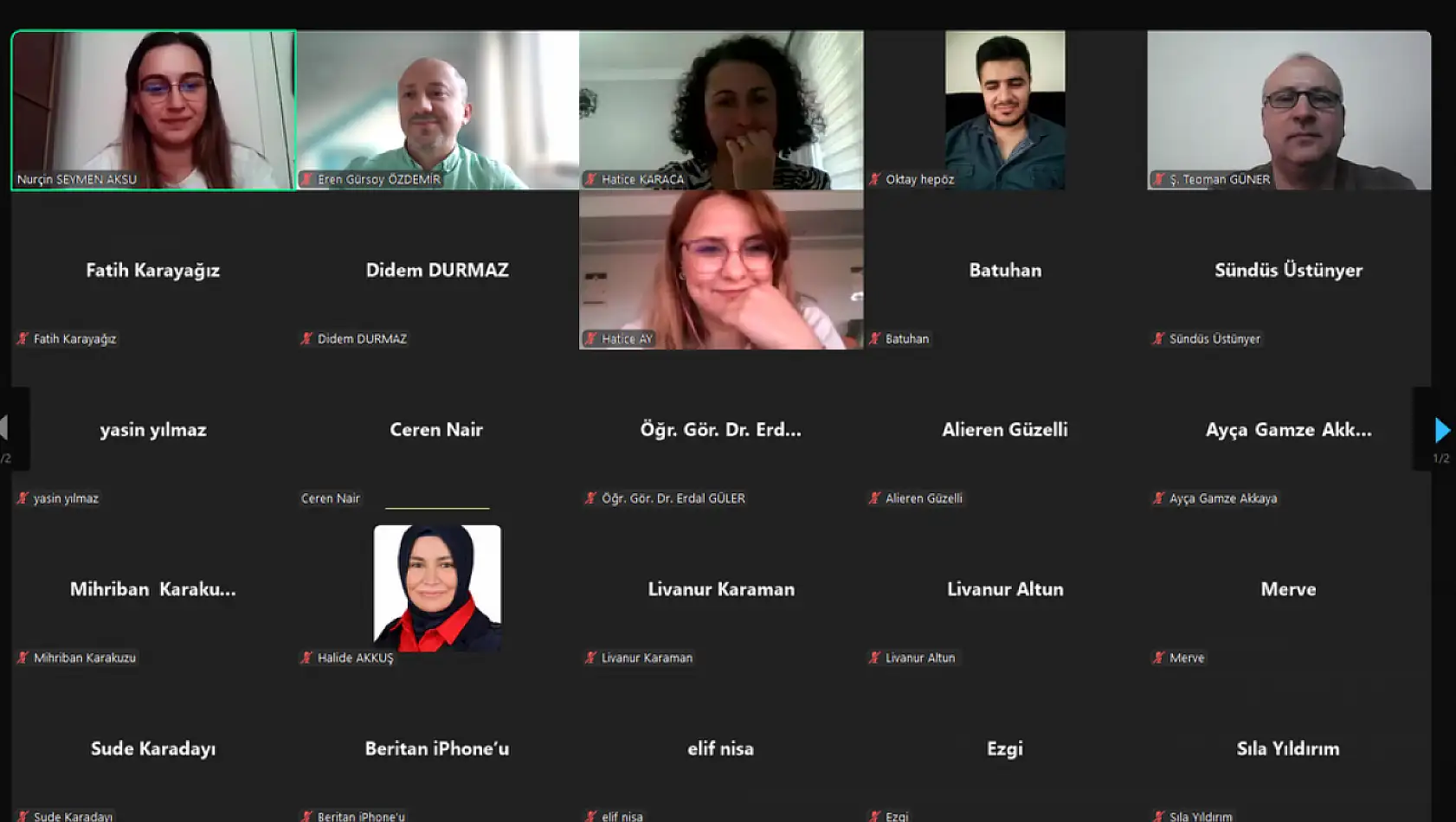 Mezunlar çevrimiçi etkinlikte buluştu
