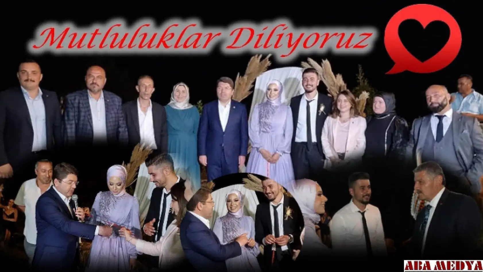 Mutluluklar Yasemin ve Koray'a