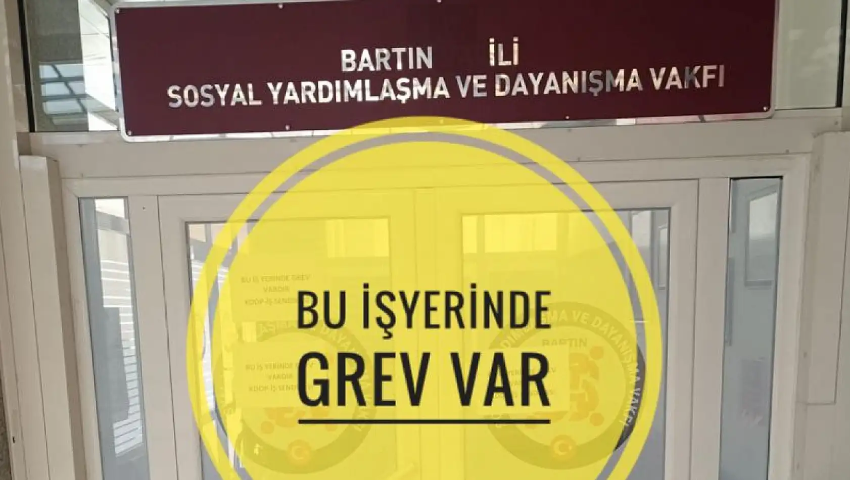 Sosyal yardım vakfı'nda grev var