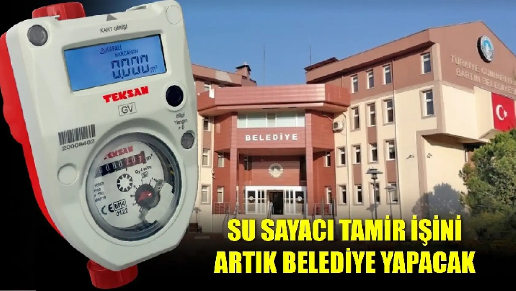 Su sayacı tamir işini artık belediye yapacak