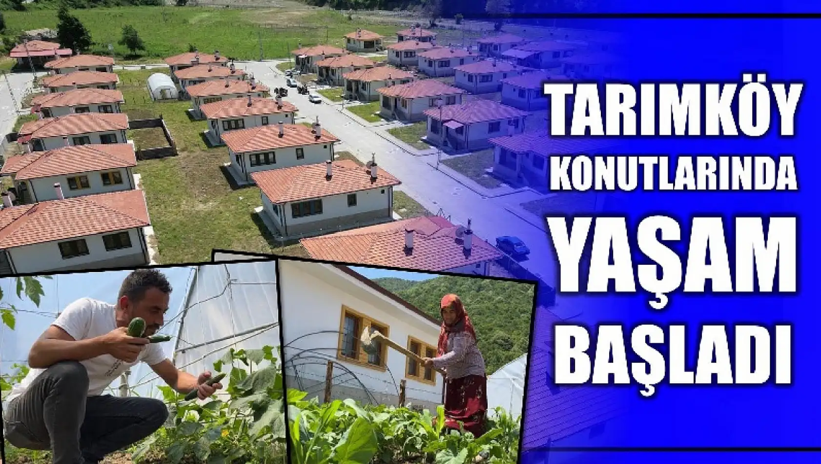 Tarımköy konutlarında yaşam başladı