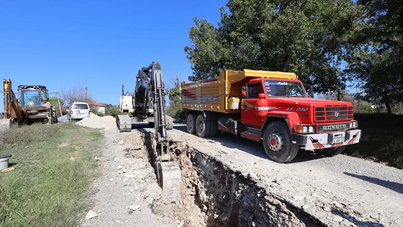 TOKİ'de altyapı çalışmaları devam ediyor