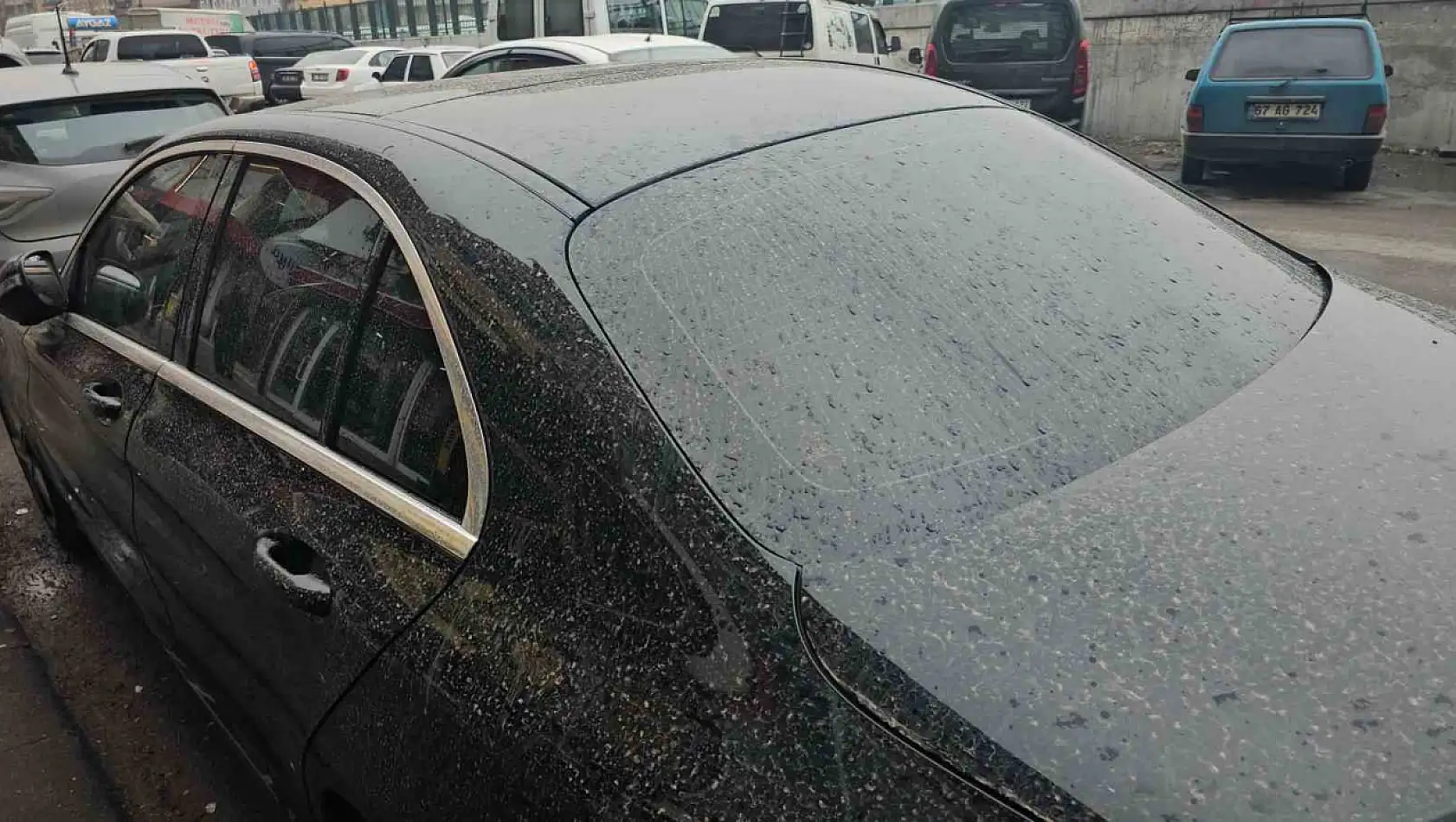 Zonguldak'ta gökten çamur yağdı