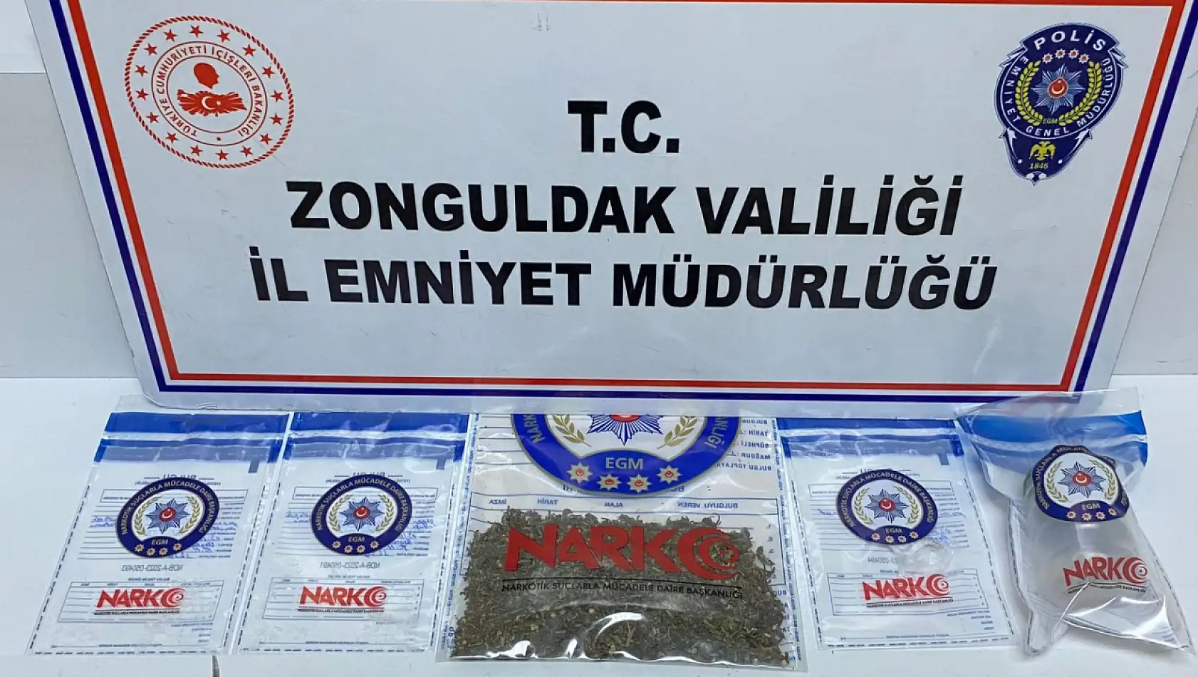 Zonguldak'ta uyuşturucu operasyonu