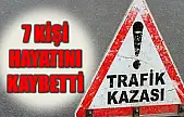 Bayramın birinci günü yüzlerce trafik kazası meydana geldi