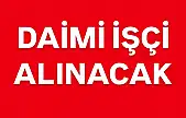 Daimi işçi alınacak