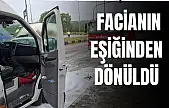 Minübüs alev aldı
