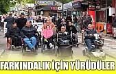 Özel bireylerden kortej geçişi