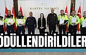 Trafik personeline teşekkür belgesi