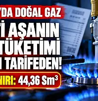 1 METREKÜP FAZLA TÜKETİM, 462 TL FARK