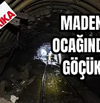 4 işçi mahsur aldı