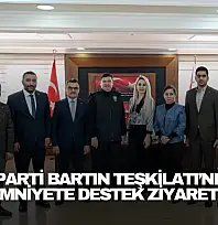 AK Parti Bartın Teşkilatı'ndan Emniyete Destek Ziyareti: