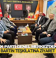 AK Parti Genel Merkez'den Bartın Teşkilatına Ziyaret