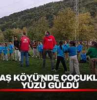 Akbaş Köyü'nde Çocukların Yüzü Güldü