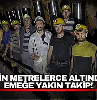 Amasra'da Madencinin Yanına İndiler