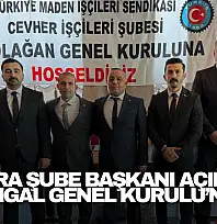 Amasra Şube Başkanı Açıkgöz, Kangal Genel Kurulu'nda