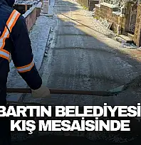 Bartın Belediyesi Kış Mesaisinde