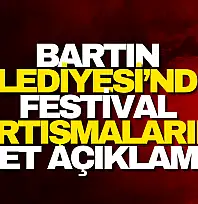 Bartın Belediyesi'nden Festival Açıklaması