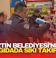 Bartın Belediyesi'nden Gıdada Sıkı Takip