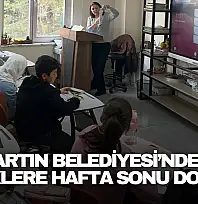 Bartın Belediyesi'nden Miniklere Hafta Sonu Dopingi