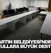 Bartın Belediyesi'nden Okullara Büyük Destek