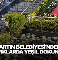 Bartın Belediyesi'nden Parklarda Yeşil Dokunuş