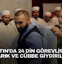 Bartın'da 24 Din Görevlisine Sarık ve Cübbe Giydirildi
