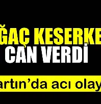 Bartın'da acı olay