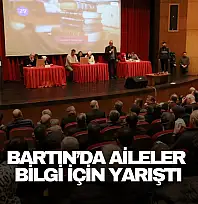 Bartın'da Aileler Bilgi İçin Yarıştı
