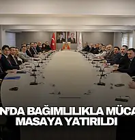 Bartın'da Bağımlılıkla Mücadele Masaya Yatırıldı