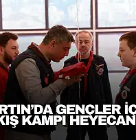 Bartın'da Gençler İçin Kış Kampı Heyecanı