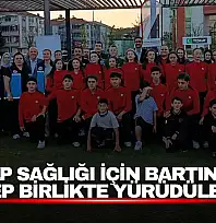 Bartın'da Hep Birlikte Yürüdüler
