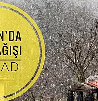 Bartın'da kar yağışı başladı