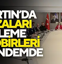Bartın'da  Kazaları Önleme Tedbİrlerİ Gündemde