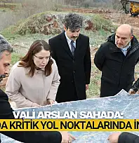 Bartın'da Kritik Yol Noktalarında İnceleme