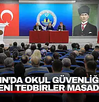 Bartın'da okul ve çevrelerindeki güvenlik tedbirleri masaya yatırıldı
