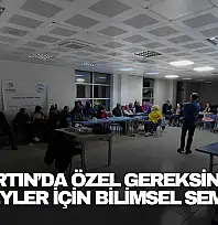 Bartın'da Özel Gereksinimli Bireyler İçin Bilimsel Seminer