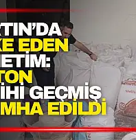 Bartın'da Şoke Eden Denetim: 7,5 Ton Tarihi Geçmiş Un İmha Edildi