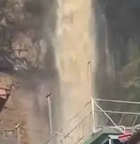 Bartın'da yağış ilginç görüntülere sahne oldu