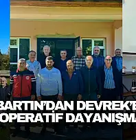 Bartın'dan Devrek'e Kooperatif Dayanışması