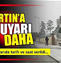 Bartın için bir uyarı daha
