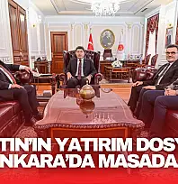 Bartın'ın Yatırım Dosyası Ankara'da Masada!