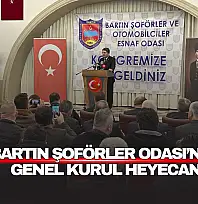 Bartın Şoförler Odası'nda genel kurul heyecanı