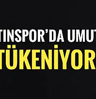 Bartınspor'da umutlar tükeniyor