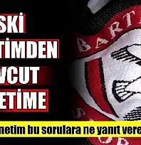 Bartınspor yönetimine
