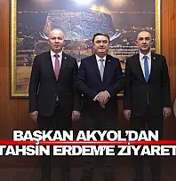 Başkan Akyol'dan Tahsin Erdem'e Ziyaret